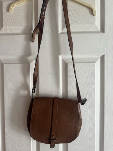 Jigsaw tan leather cross - leather, body