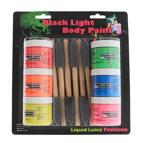 Black light fluorescent liquid - black,