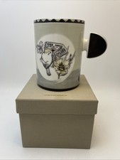 Baci Milano Mug With Special Handle Bird Pattern