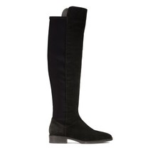CLARKS CADDY BELLE BOOTS BLACK