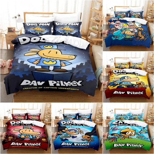 Dog man kids single bedding - kids,