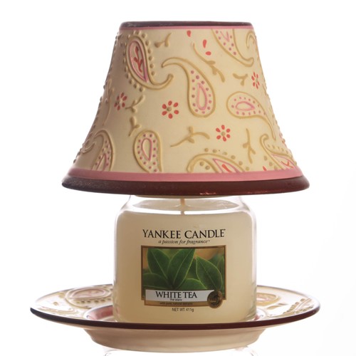 Yankee candle shade and tray - and,