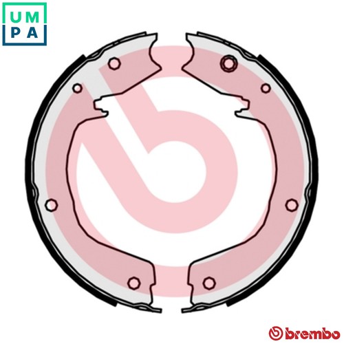 Brake shoe set parking - brake, s