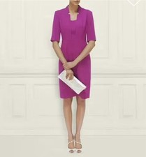 LK Bennett Detroit Dress Violet Size 12