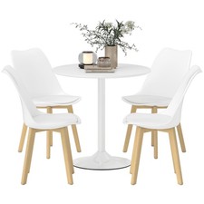 HOMCOM 80cm Dining Table Set