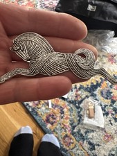 Siver Coloured Horse Brooch / Stock Pin 