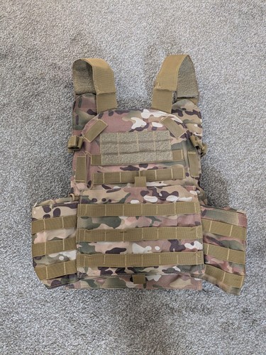 Multicam molle tactical vest - multicam,