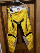 JT Racing Yellow/Black Pro Tour Retro Evo Classic Pants. 36” Waist.