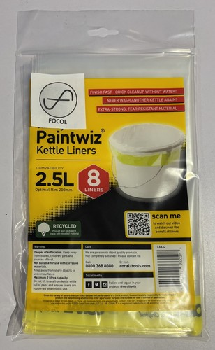 Paint kettle liners 8 - 2.5l,