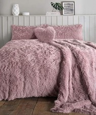 Luxury Cuddles Teddy Bear Fleece Duvet & Pillowcase Set, Hug & Snug Duvet Set