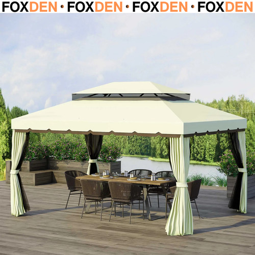 Large gazebo with sides - with,