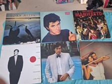 Roxy Music & Bryan Ferry Vinyl LP Records Job Lot Avalon Manifesto Flesh Blood