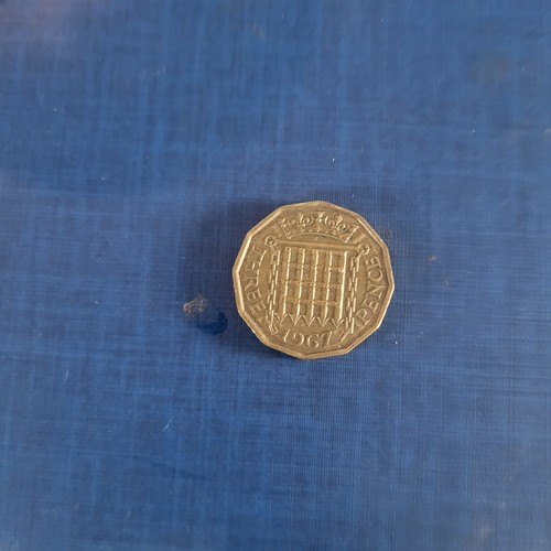 1967 threepenny bit - 1967,