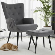 Armchair with Footstool