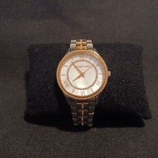 Michael Kors Lauryn Mother Of Pearl Dial Gold Tone Diamante Ladies Watch MK3979