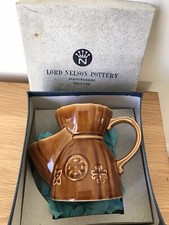 LORD NELSON SHAVING JUG FL 24 IN BOX POTTERY STAFFORDSHIRE ENGLAND 