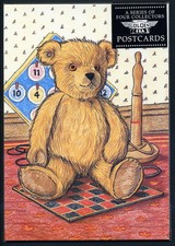TEDDY BEAR POSTCARDS Set of 4