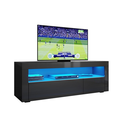 Modern black stand - stand, high
