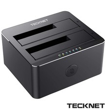 TECKNET Hard Drive Docking Station, USB 3.0 SATA HDD Docking Station for 2.5 & 3