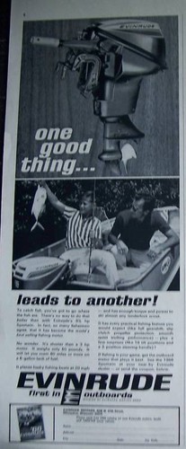 1966 evinrude outboard boat - outboard,