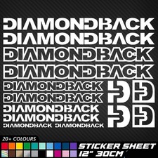 14x DIAMONDBACK Vinyl Decal