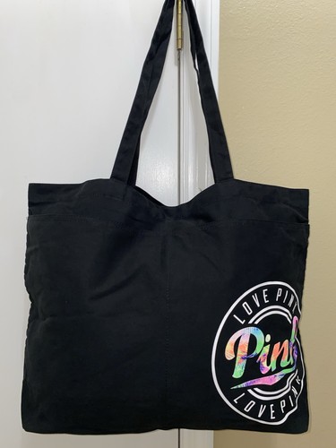 Victoria secret black tote - secret,