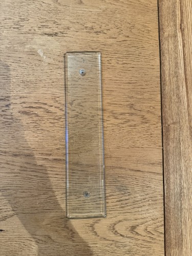Vintage glass bevelled edge