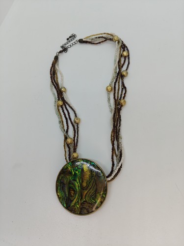 Seed bead layered necklace - bead,