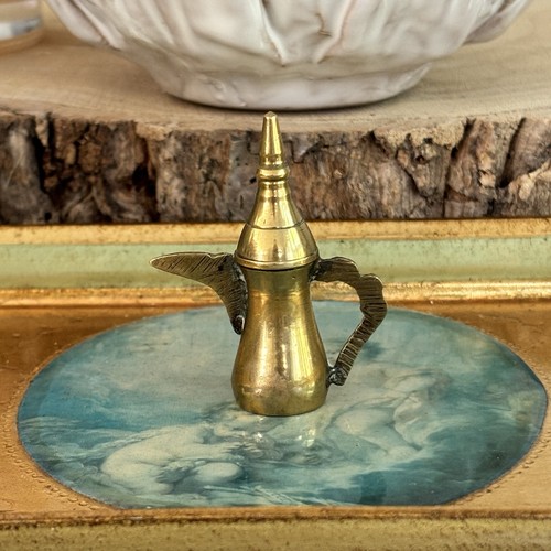 Vintage miniature brass - miniature, dallah