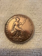 Queen Victoria 1858 One Penny Red
