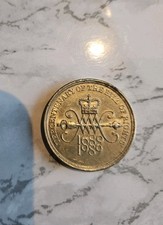 1989 £2 Two Pound Coin Tercentenary of the Bill of Rights 1689- 1989 Circulated