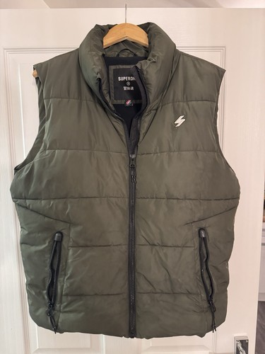 Mens superdry gilet medium - mens,
