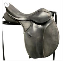 Thorowgood T4 (not adjustable)Black synthetic saddle 17.5” seat 8” width