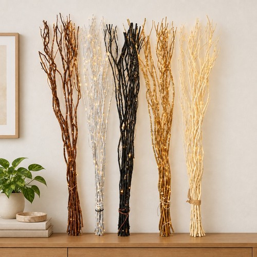 85cm light willow twig - light, up