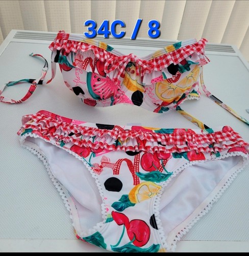 Floozie white red - check, cherry