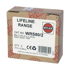 Wylex WRS80/2 80A RCD Type AC 30mA 2 Pole