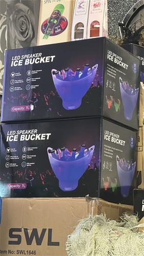 Led ice bucket - led,