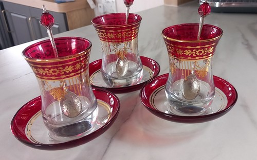 Set vintage glass turkish - 3,