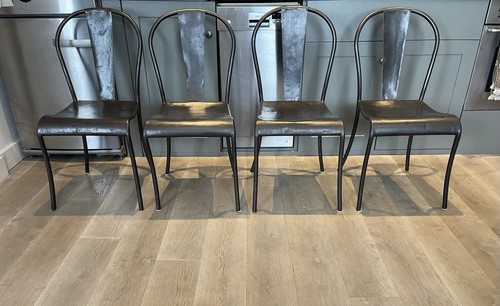 Vintage french metal - metal, bistro