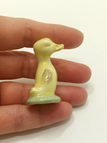 Small ceramic duck duckling - ceramic, or