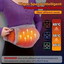 Heated Waist Warmer for Women Electric Heating Pad Waist Belt 3-Modes Settings