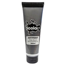 SCOLA ARTPRINT 300ml BOTTLES LINO BLOCK PRINTING ROLLER MIXABLE INK & PAINTS