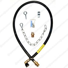 GAS COOKER HOSE 4FT x 3/8"