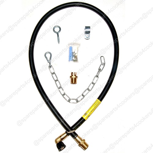 Gas cooker hose 4ft 8 - gas, 3/8"