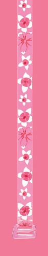 Transparent clear bra straps - transparent,