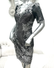 Karen Millen sheer lined black