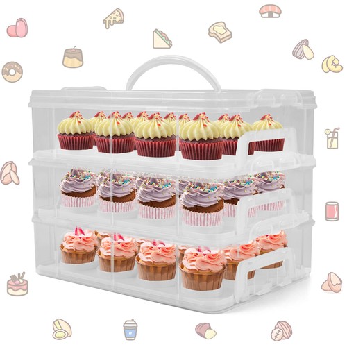 Lepump cupcake carrier 3tiers - carrier,,