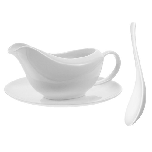 Ceramic sauce pitcher white - ceramic,