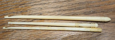 Vintage bone celluloid - vintage, crochet