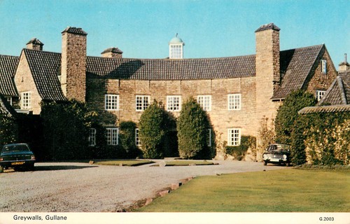Gullane greywalls postcard - gullane,